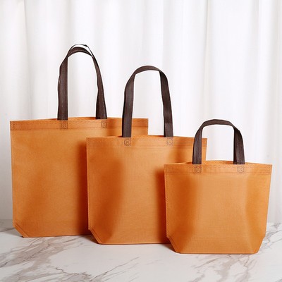 Custom Eco-Friendly Non-Woven Tote Bag with Reinforced Handles