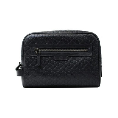 Gucci Men's Micro Gg Guccissima Dopp Bag