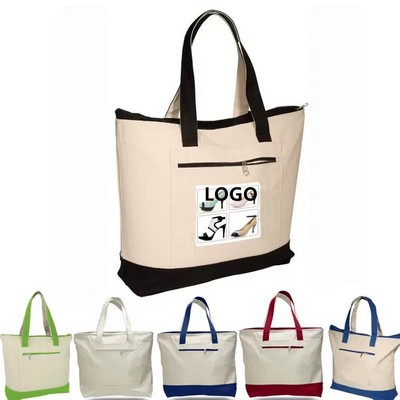 Shopping Cotton Canvas Tote Bag