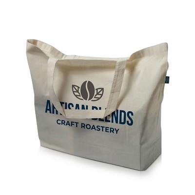 Organic 7 oz. Jumbo Lightweight Canvas Tote